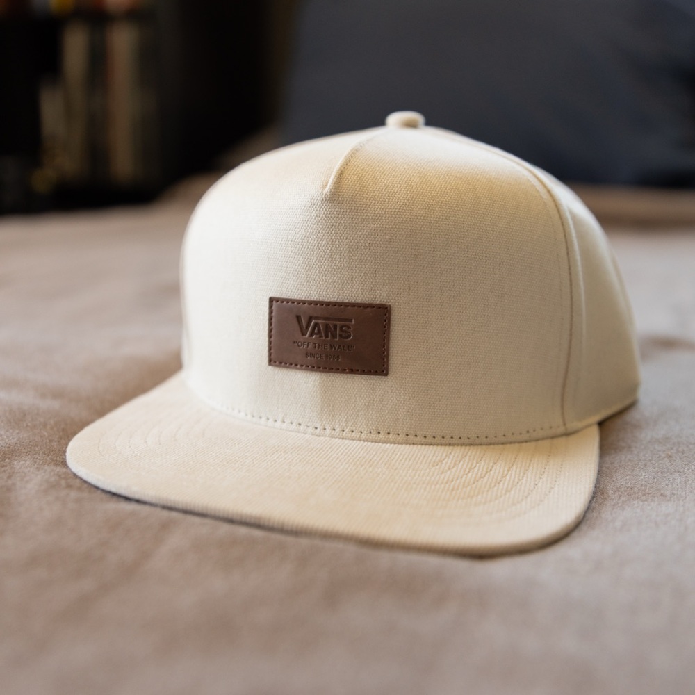 Vans Cream and Brown Snapback Hat